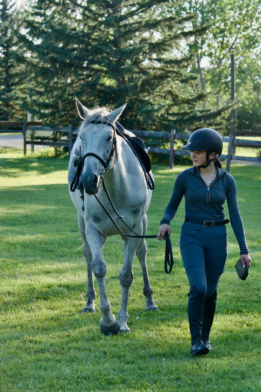 Breeze Rider breeches from Unbridled Collection with stretchy fabric and grip seat by PK Equine.
