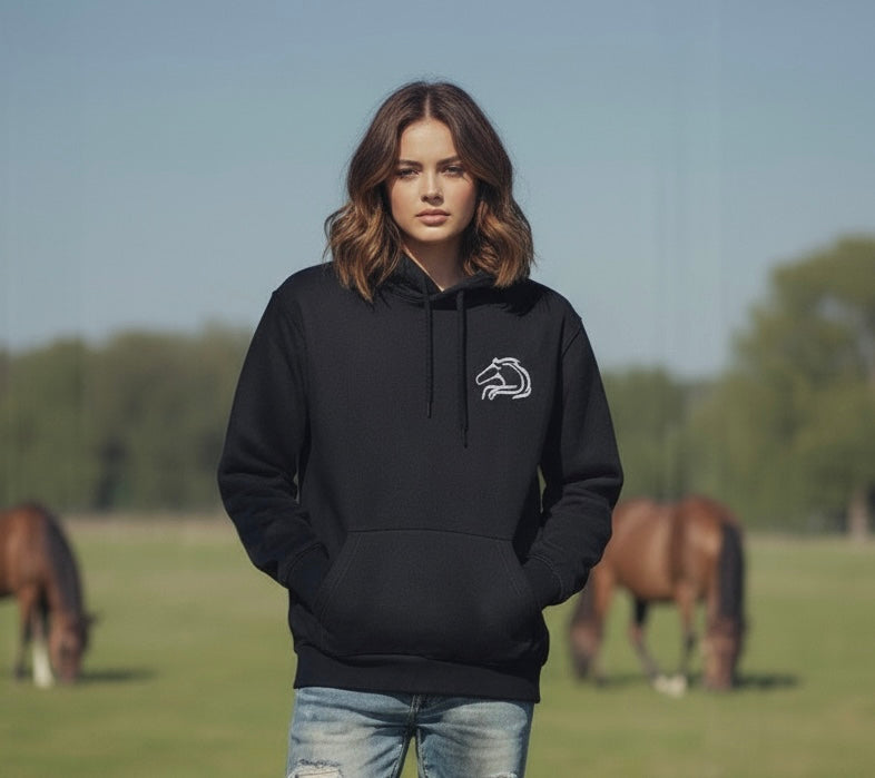 Unbridled Fleece Hoodie, Warm & Stylish - Unbridled Collection - PK Equine