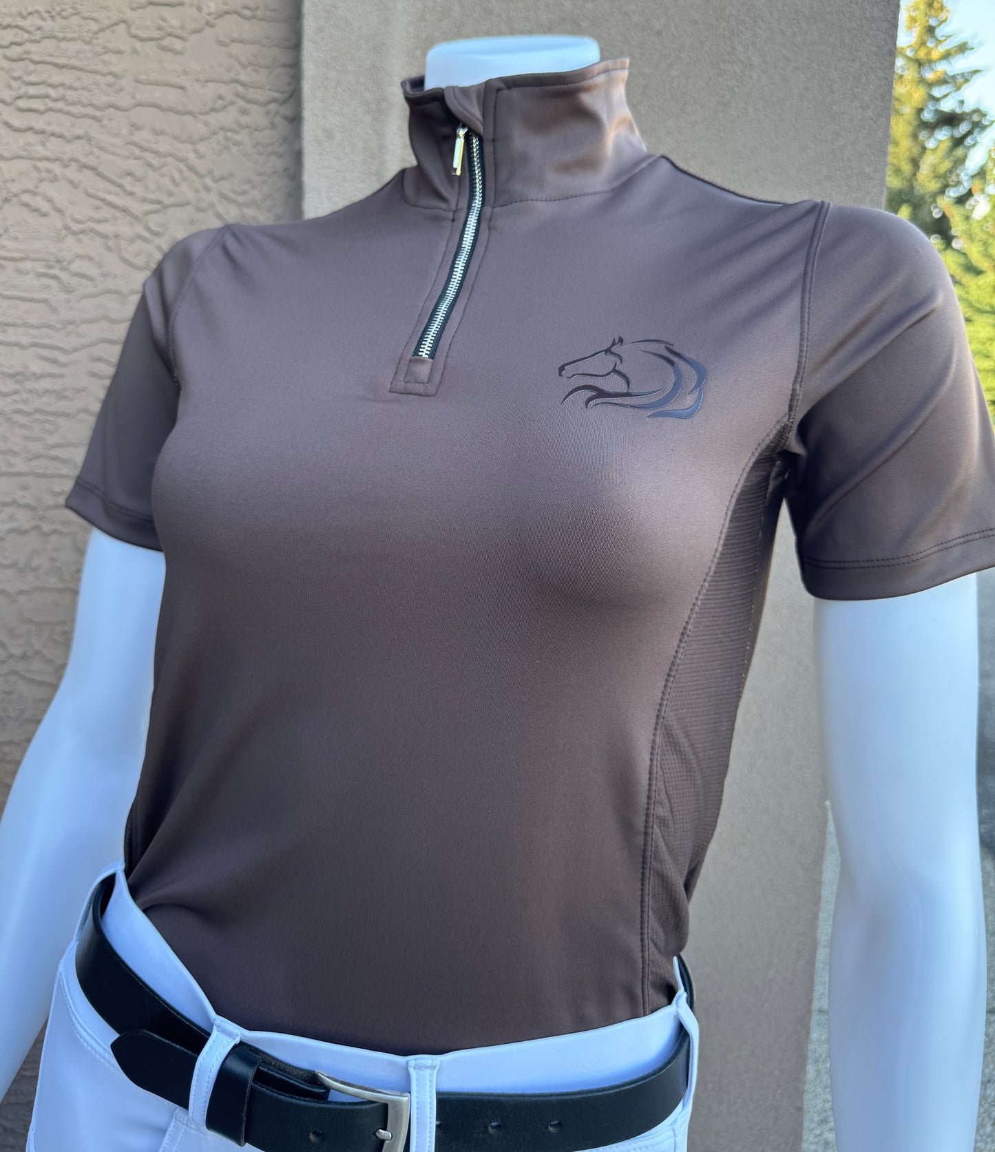 Women’s Breathable Short Sleeve Mesh Riding Top, Unbridled Collection - PK Equine