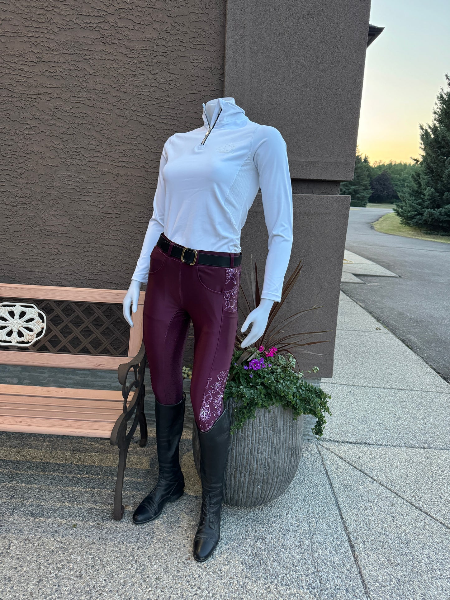 Bolt Blossom Rider Breeches, Unique and Elegant - Unbridled Collection - PK Equine