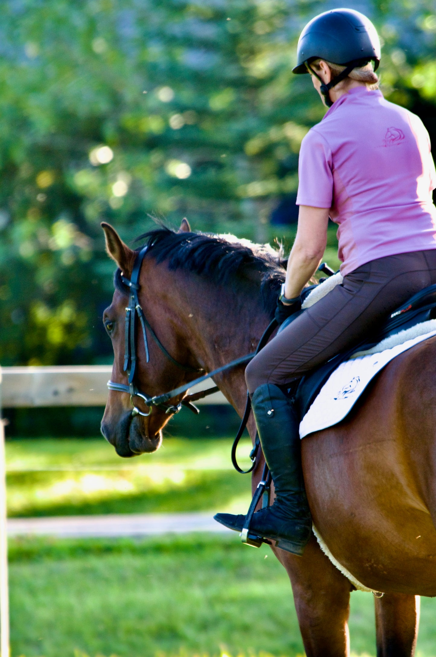Breeze Rider breeches from Unbridled Collection with stretchy fabric and grip seat by PK Equine.