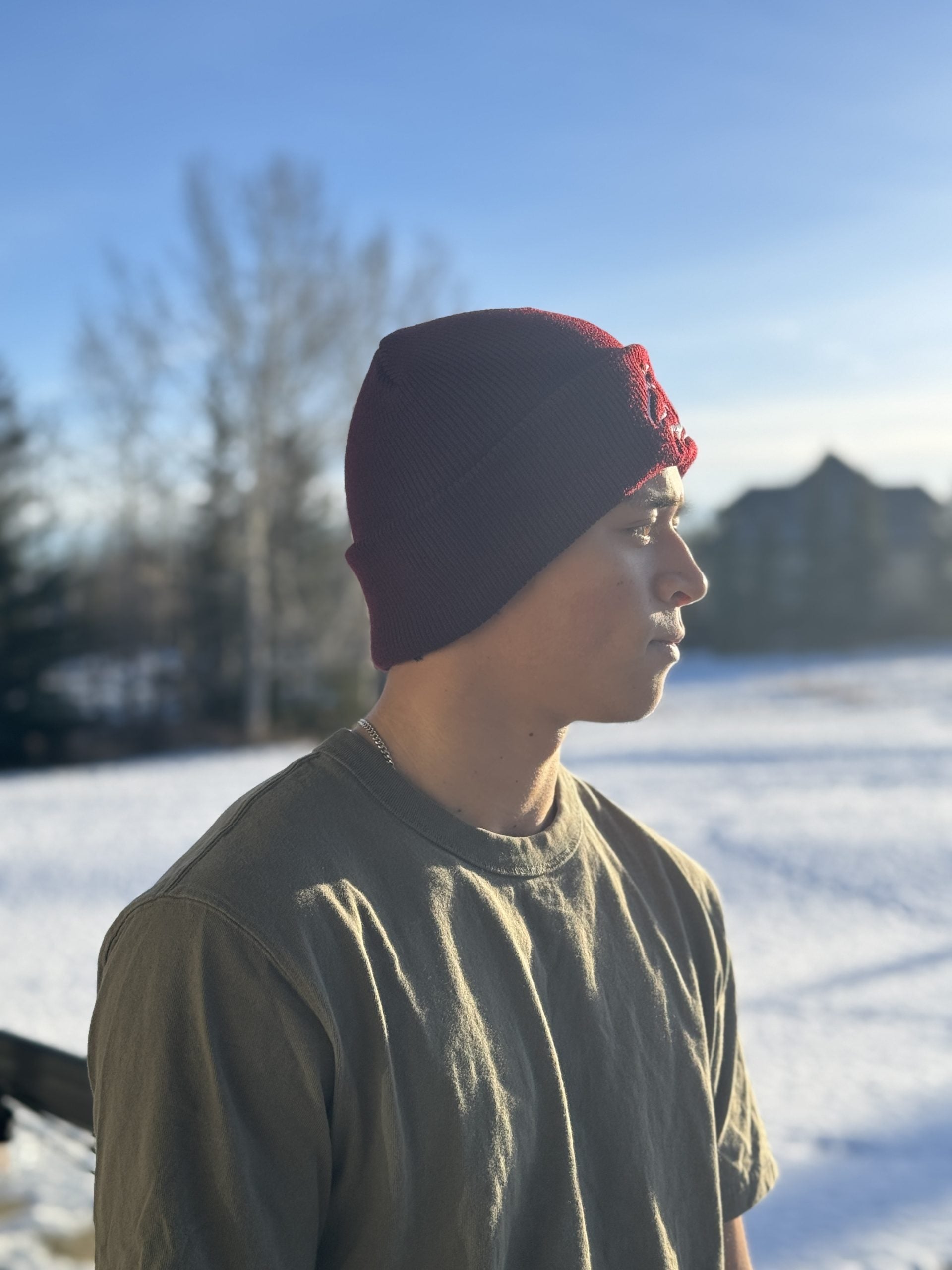 Unisex beanie from Unbridled Collection with warm wool design for barn visits by PK Equine