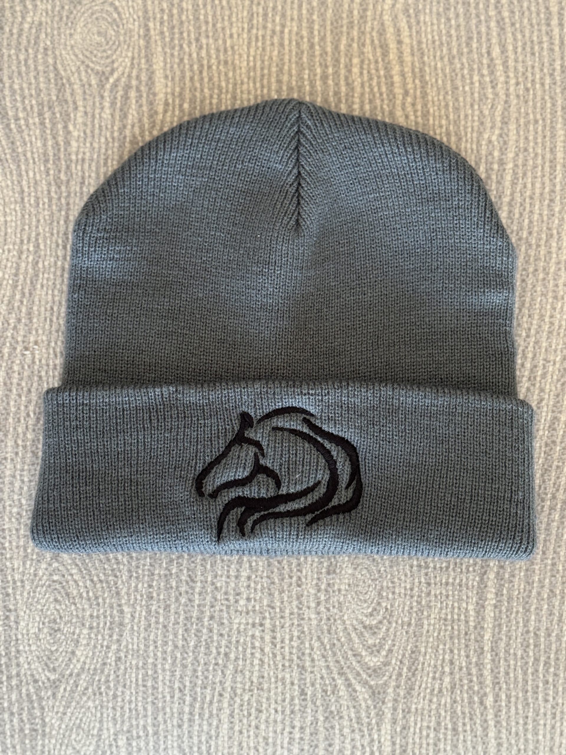 Unisex beanie from Unbridled Collection with warm wool design for barn visits by PK Equine