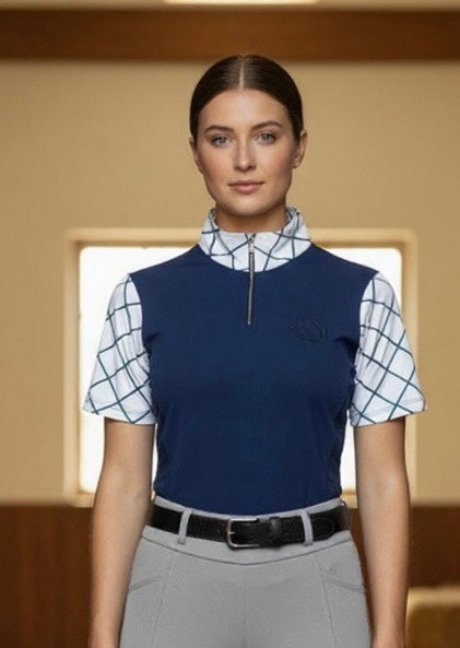 Women’s Crisscross Half-Zip Riding Top, 2025 Collection - PK Equine