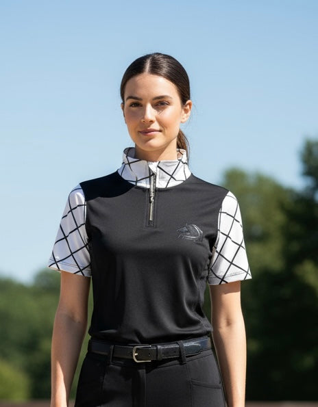 Women’s Crisscross Half-Zip Riding Top, 2025 Collection - PK Equine