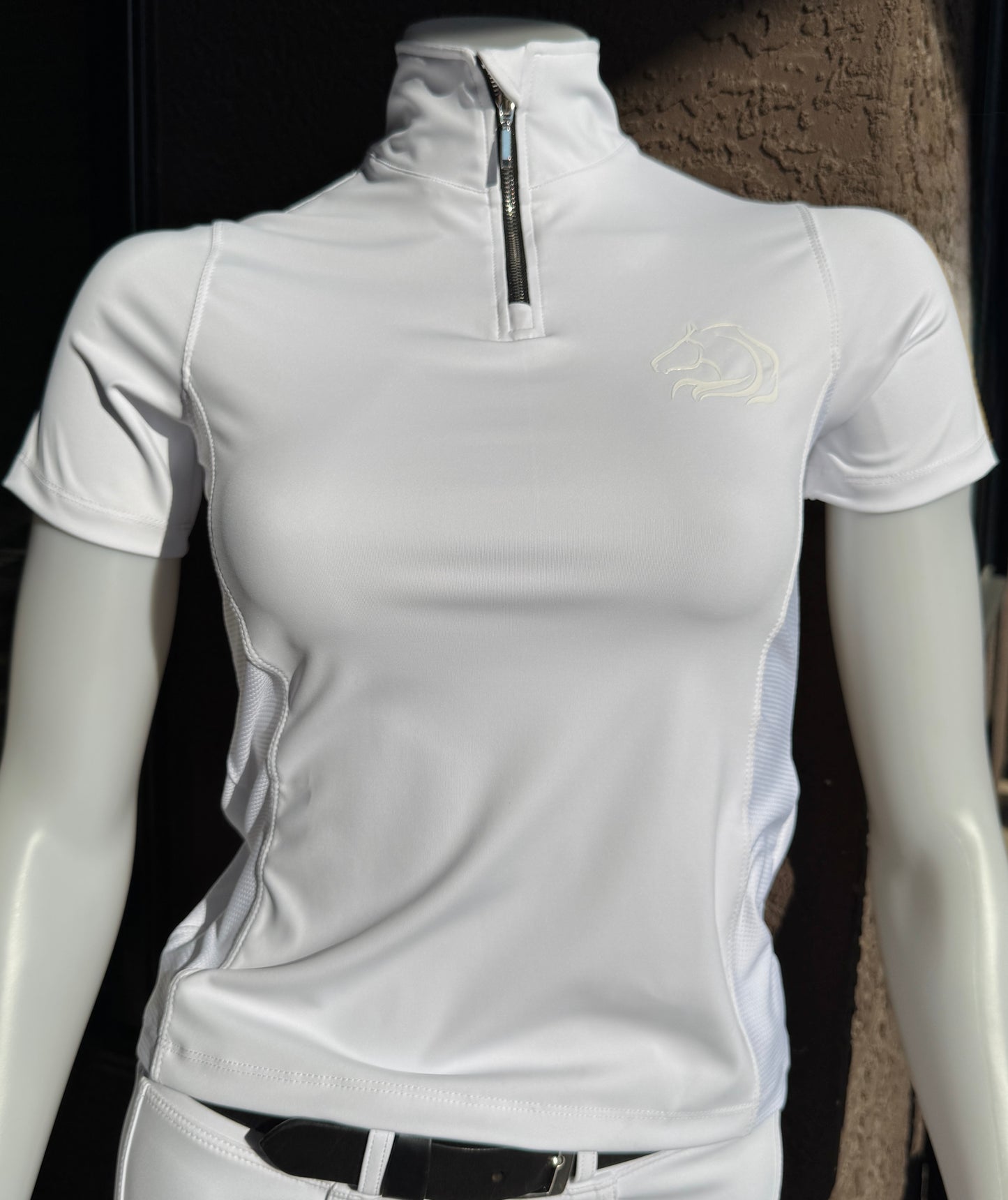 Women’s Breathable Short Sleeve Mesh Riding Top, Unbridled Collection - PK Equine