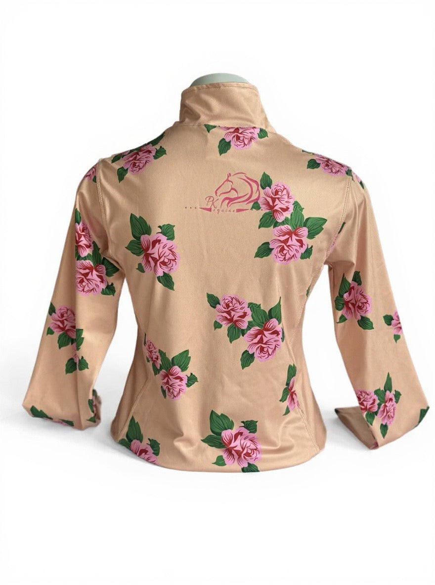 Women’s breathable mesh riding top Summer 2025 with stretchy fabric by PK Equine.