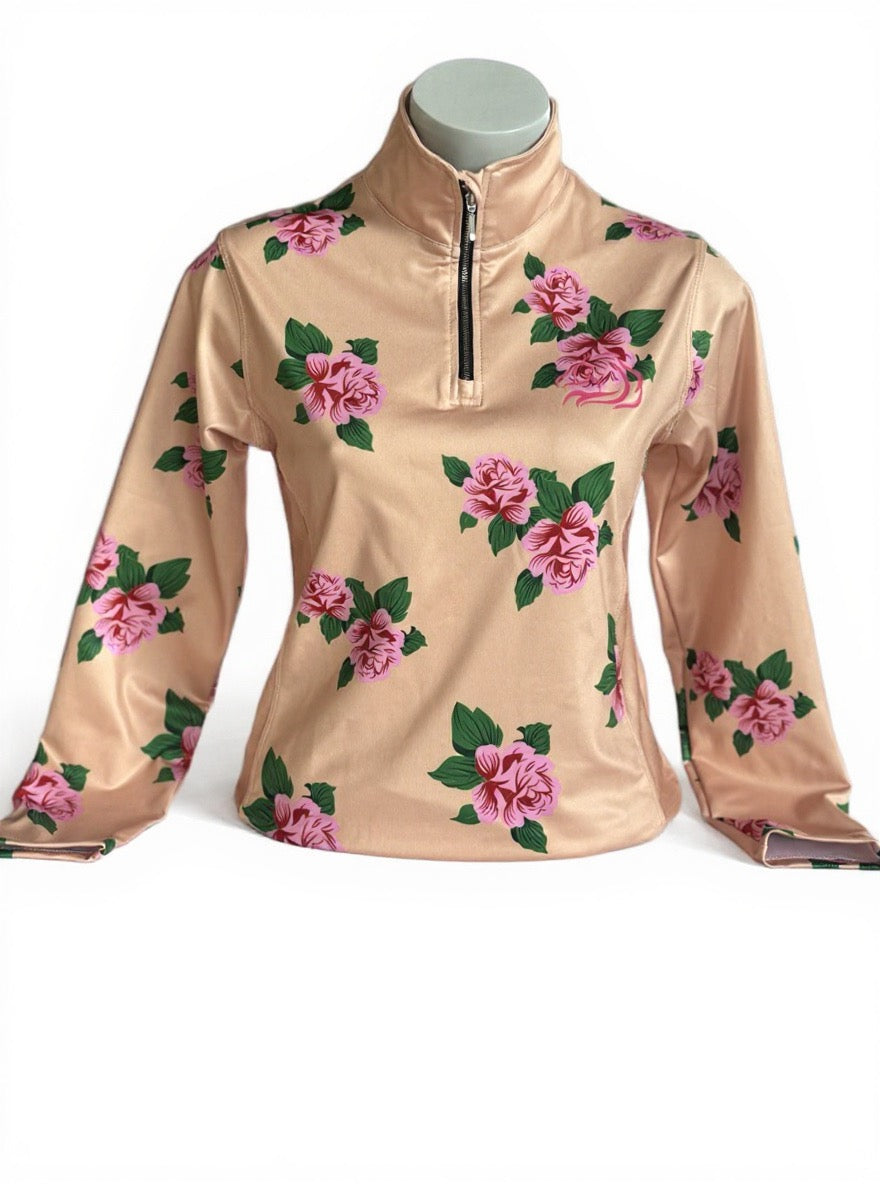 Women’s breathable mesh riding top Summer 2025 with stretchy fabric by PK Equine.