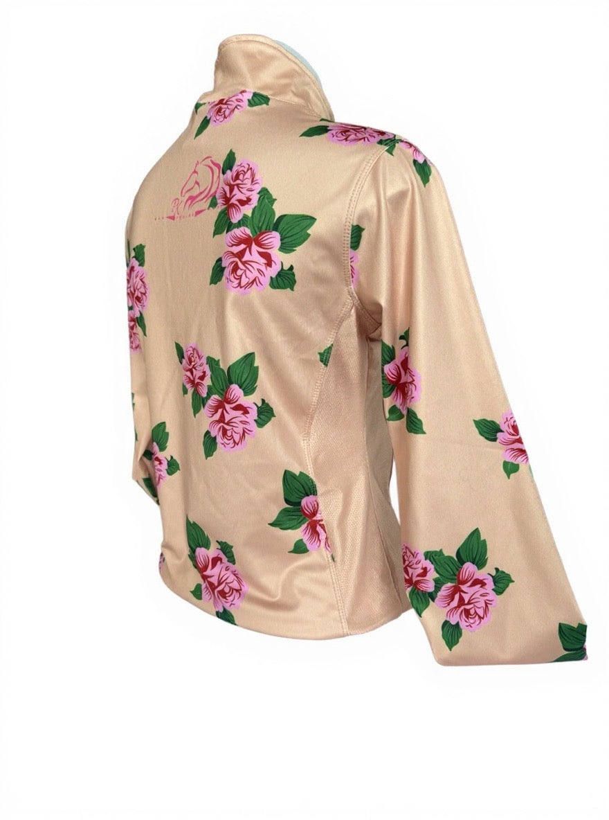 Women’s breathable mesh riding top Summer 2025 with stretchy fabric by PK Equine.