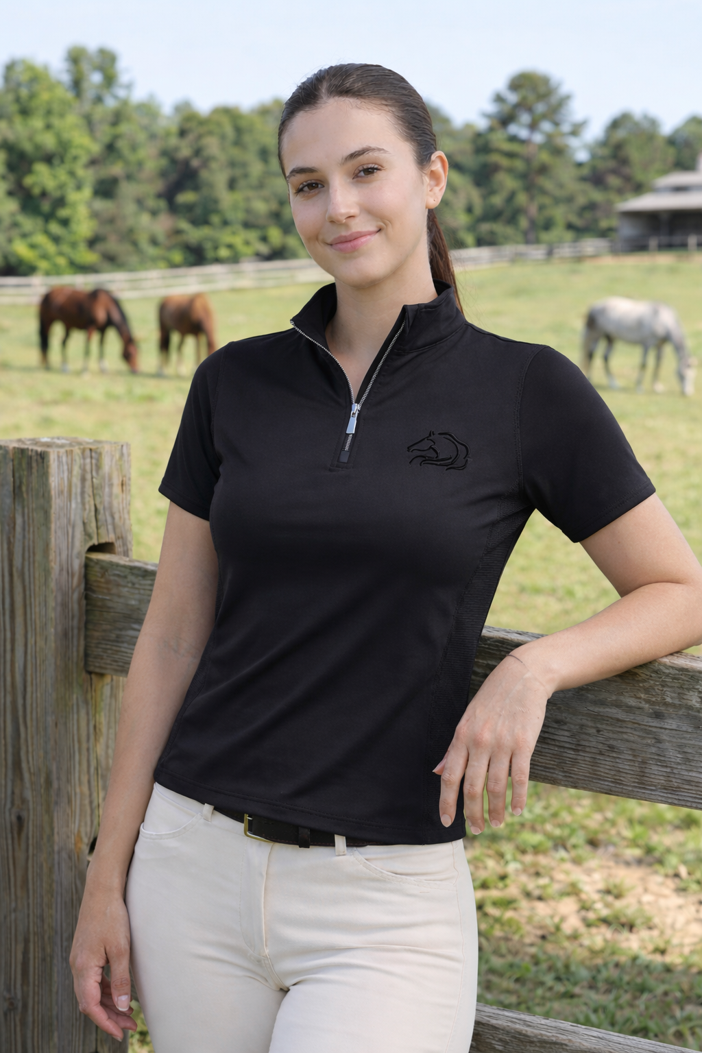 Women’s Classic Unbridled Short Sleeve Top - PK Equine